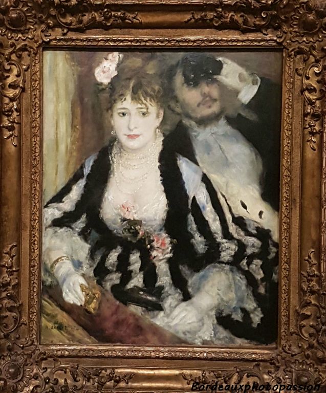 La loge de Pierre-Auguste Renoir (1874)